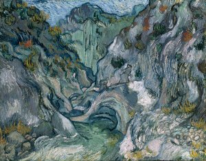 Van Gogh's "Ravine"; 1889; image courtesy of the MFA