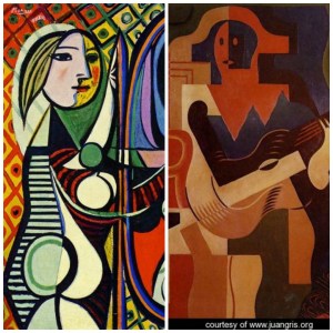 Right: Pablo Picasso;